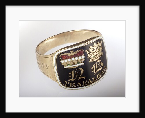 Gold mourning ring commemorating Vice-Admiral Horatio Nelson (1758-1805) by John Salter