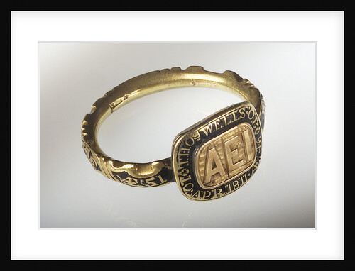 Mourning ring by unknown