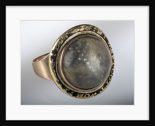 Mourning ring by unknown