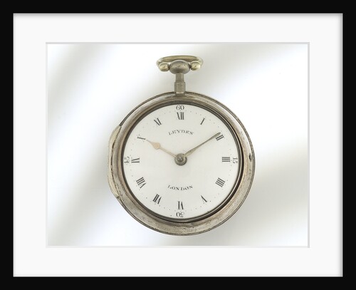 Watch in silver pair case by Thomas Leyden