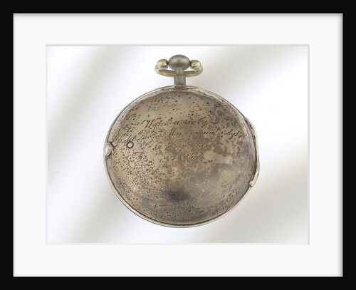 Watch in silver pair case - reverse by Thomas Leyden
