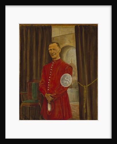 Mr Henry Hayes in his doggett coat with arm badge by S.