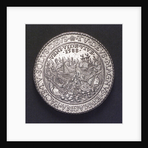 Medal commemorating the defeat of the Spanish Armada, 1588; reverse by Unknown