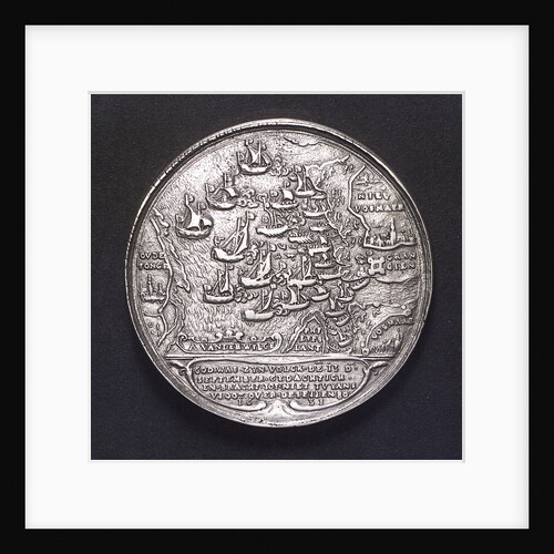 Medal commemorating the Spanish fleet captured at the Slaak, 1631; reverse by A. van der Wilge