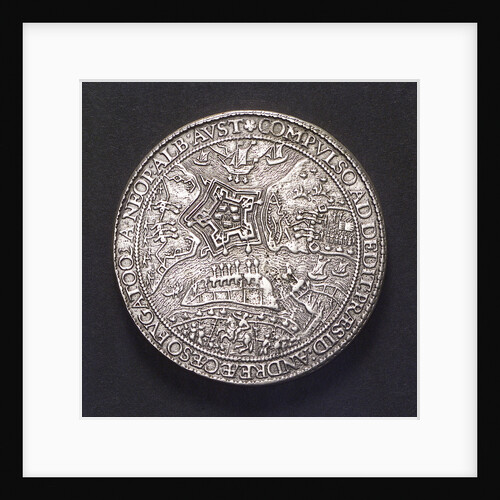 Medal commemorating the Battle of Nieuport, 1600; obverse by Unknown