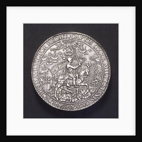 Medal commemorating the Battle of Nieuport, 1600; reverse by unknown
