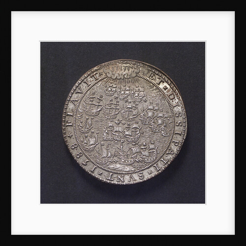 Medal commemorating the defeat of the Spanish Armada, 1588; obverse by unknown
