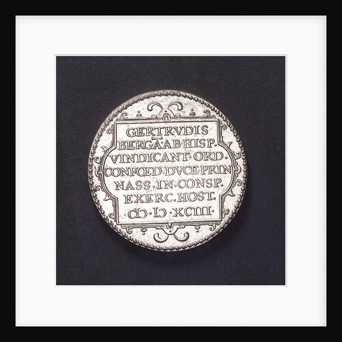 Medal commemorating the recapture of Gertruidenberg, 1593; reverse by Unknown