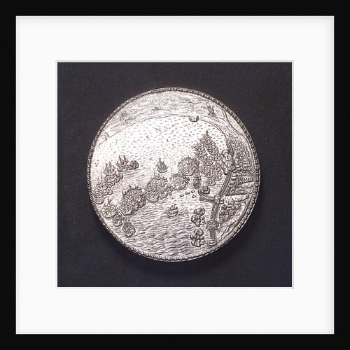 Medal commemorating Admiral Heemskerk's victory at Gibraltar, 1607; obverse by unknown