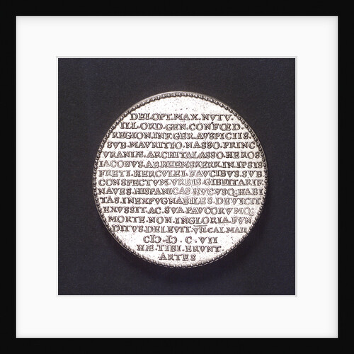 Medal commemorating Admiral Heemskerk's victory at Gibraltar, 1607; reverse by unknown