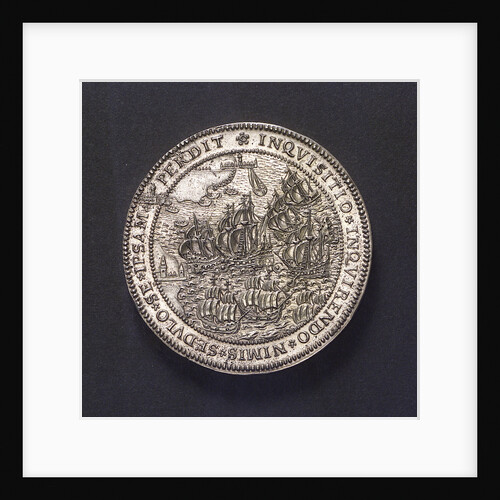 Medal commemorating the Battle of the Zuydersee, 1573; reverse by C. Wyntges