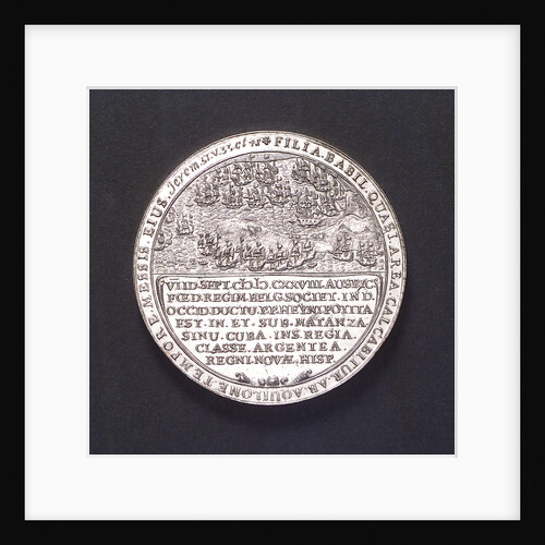 Medal commemorating Admiral Heyn and the capture of the Spanish silver fleet off Matanzas, 1628; reverse by unknown