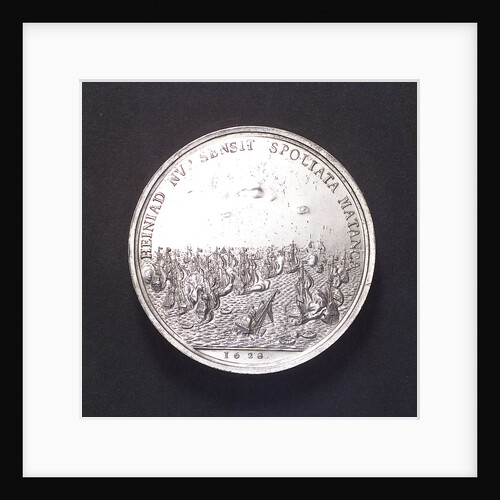 Medal commemorating Admiral Heyn and the capture of the Spanish silver fleet off Matanzas, 1628; reverse by unknown