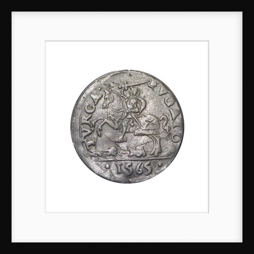 Counter commemorating Malta delivered from the Turks, 1565; reverse by unknown