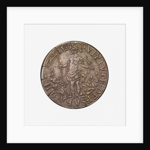 Counter commemorating Malta delivered from the Turks, 1565; obverse by Unknown