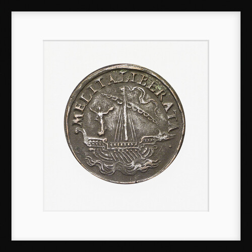 Counter commemorating Malta delivered from the Turks; reverse by unknown