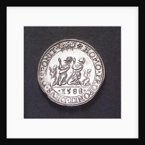 Counter commemorating the defeat of the Spanish Armada, 1588; obverse by unknown