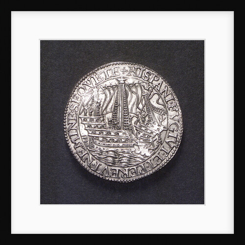 Counter commemorating the defeat of the Spanish Armada, 1588; reverse by unknown