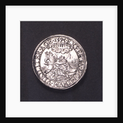 Counter commemorating Admiral de Villar's assassination, 1595; obverse by unknown
