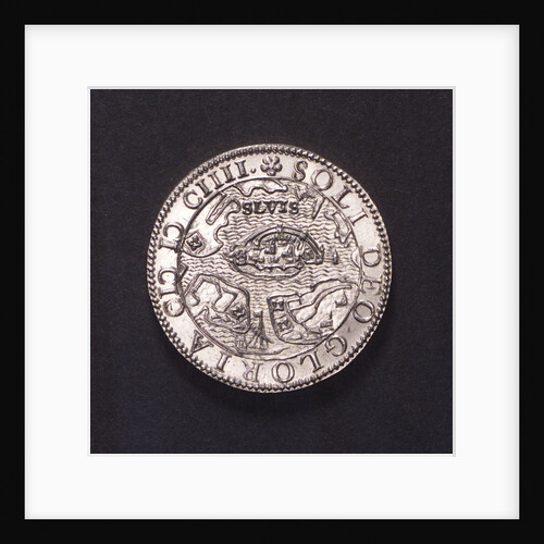 Counter commemorating the Battle of Sluys, 1603 and the defence of Ostend, 1604; obverse by unknown