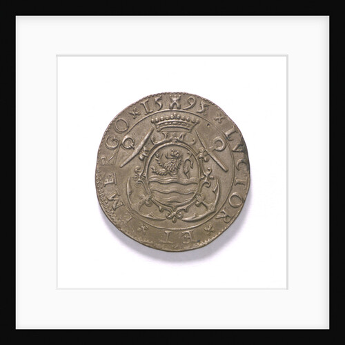Counter commemorating losses by storm, 1593; reverse by unknown