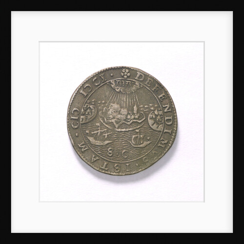 Counter commemorating the Battle of Rhinberck and the siege of Ostend, 1601; reverse by unknown