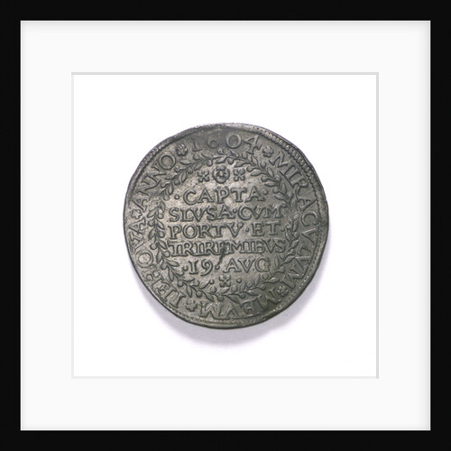 Counter commemorating the Spanish defeat off Sluys, 1603; obverse by unknown
