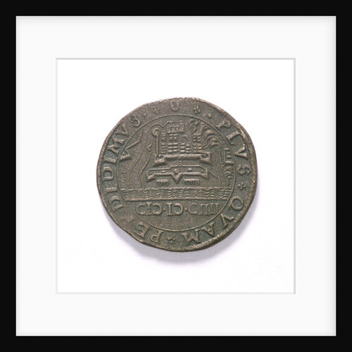 Counter commemorating the Battle of Sluys, 1603 and the defence of Ostend, 1604; reverse by unknown