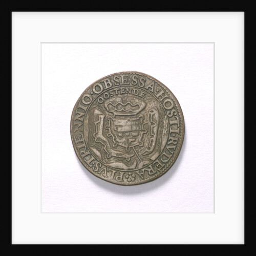 Counter commemorating the siege of Ostend, 1604 and the capture of other cities; obverse by unknown