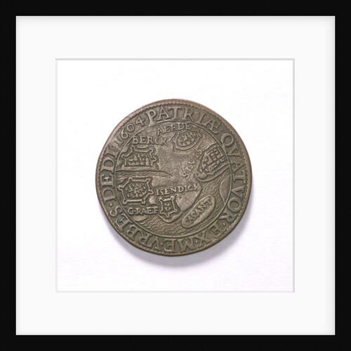 Counter commemorating the siege of Ostend, 1604 and the capture of other cities; reverse by unknown