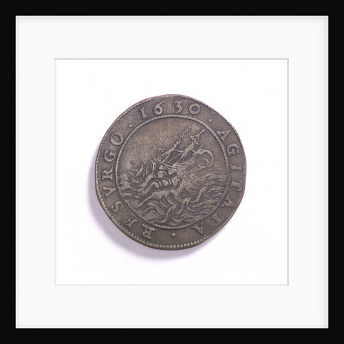 Counter commemorating preparations for the renewal of war, 1630; reverse by unknown