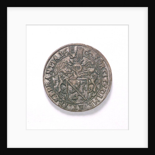 Counter commemorating peace between France and Spain, 1660; obverse by unknown
