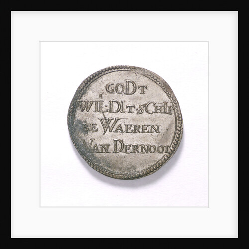 Counter commemorating the state in danger, 1678; reverse by unknown