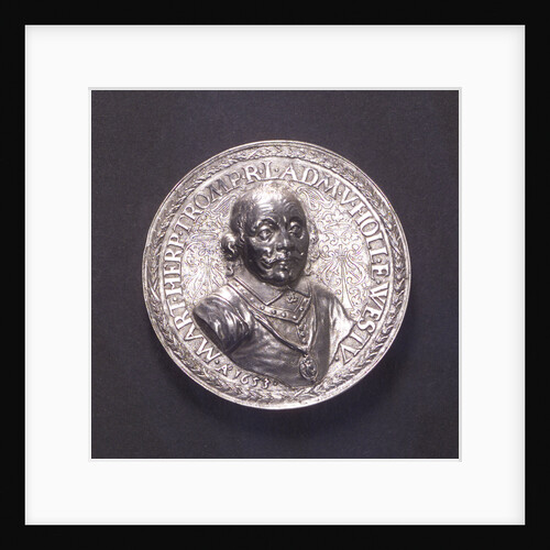 Medal commemorating the Battle of the Texel and the death of Admiral Tromp, 1653; obverse by P. van Abeele