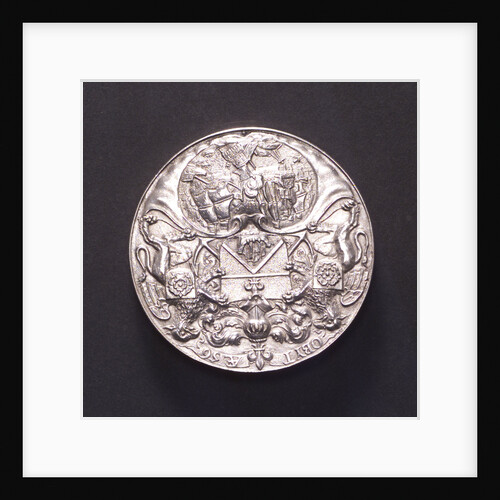 Medal commemorating the Battle of the Texel and the death of Admiral Tromp, 1653; reverse by P. van Abeele