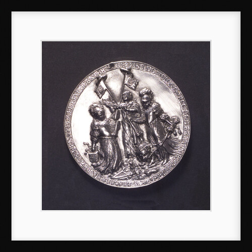 Medal commemorating the Peace of Westminster, 1654; obverse by O.M.