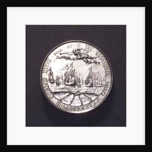 Medal commemorating the embarkation at Scheveningen of King Charles II, 1660; reverse by P. van Abeele
