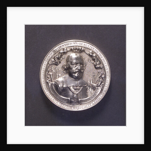 Medal commemorating the Battle of the Four Days and Admiral de Ruyter, 1666; obverse by O.M.