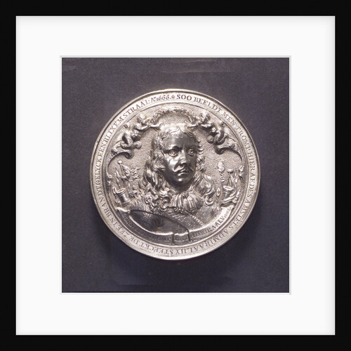 Medal commemorating the Battle of the Four Days and Admiral Van Tromp, 1666; obverse by O.M.