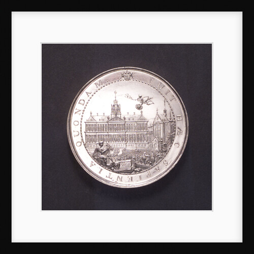 Medal commemorating the inauguration of the City Hall of Amsterdam, 1655; obverse by J. Pool