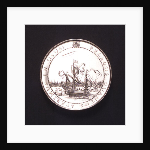 Medal commemorating the inauguration of the City Hall of Amsterdam, 1655; reverse by J. Pool