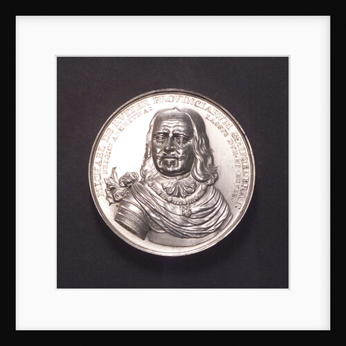Medal commemorating the Battle of the Four Days and Admiral de Ruyter, 1666; obverse by C. Adolfszoon