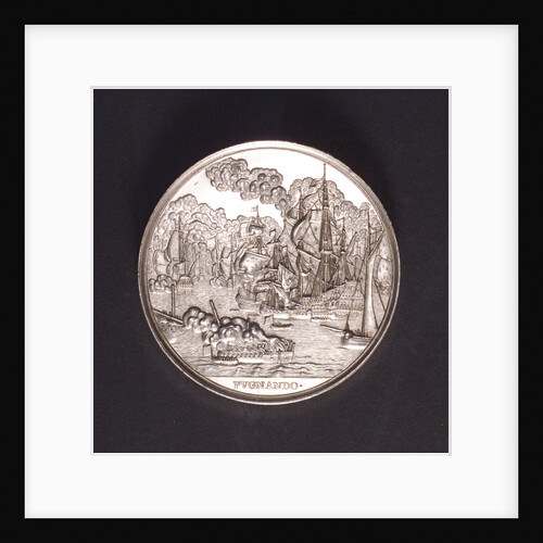 Medal commemorating the Battle of the Four Days and Admiral de Ruyter, 1666; reverse by C. Adolfszoon