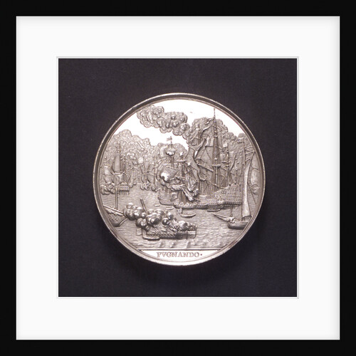 Medal commemorating the Battle of the Four Days, 1666; obverse by C. Adolfszoon