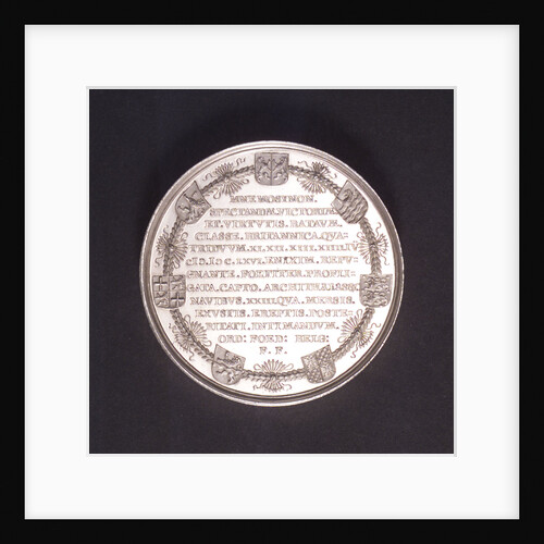 Medal commemorating the Battle of the Four Days, 1666; reverse by C. Adolfszoon