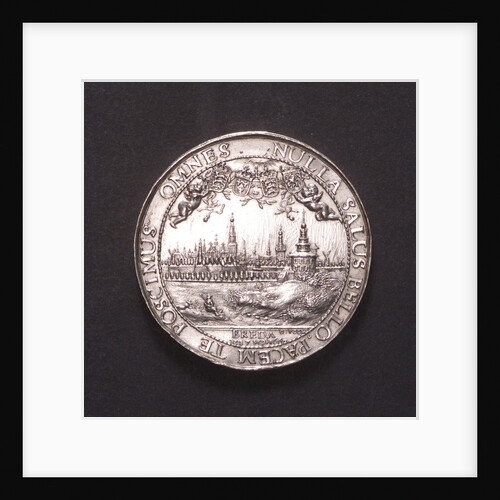 Medal commemorating the proclamation of the Peace of Breda, 1667; reverse by J. Pool