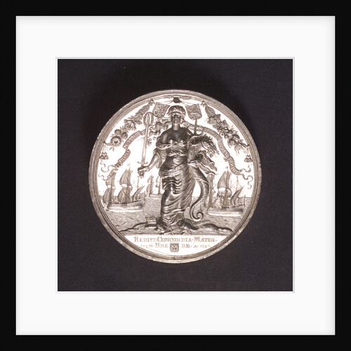 Medal commemorating the Peace of Breda, 1667; reverse by C. Adolfszoon