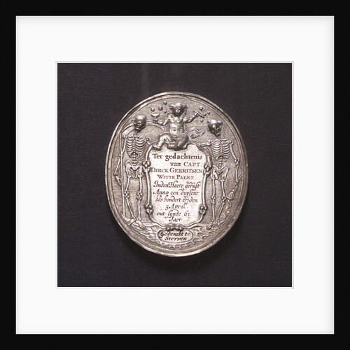 Medal commemorating the death of Captain Dirck Gerritsen Witte Paert, 1667; obverse by Unknown