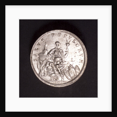 Medal commemorating William of Orange appointed Captain-General and Admiral, 1672; reverse by unknown