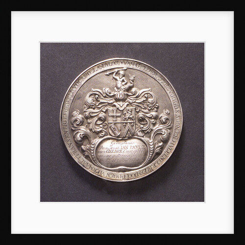 Medal commemorating action off the Helder and Captain Van Gelder, 1673; obverse by C. Adolfszoon